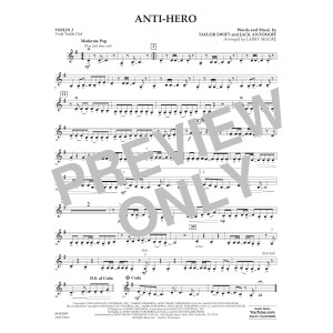 Anti-Hero (arr. Larry Moore) - Violin 3 (Viola Treble Clef)