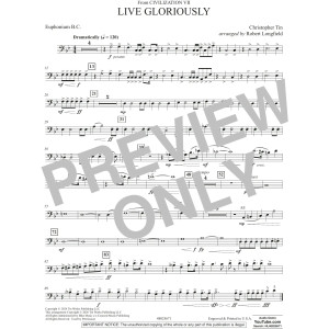 Live Gloriously (from Civilization VII) (arr. Robert Longfield) - Euphonium B.C.