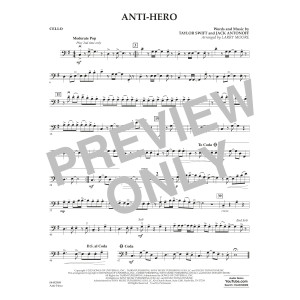 Anti-Hero (arr. Larry Moore) - Cello