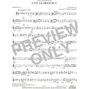 Live Gloriously (from Civilization VII) (arr. Robert Longfield) - Euphonium T.C.