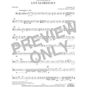 Live Gloriously (from Civilization VII) (arr. Robert Longfield) - String Bass