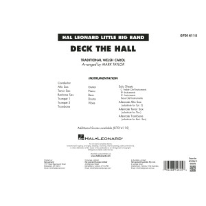 Deck The Hall (arr. Mark Taylor) - Full Score