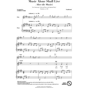 Music Alone Shall Live (Aber Die Musici)