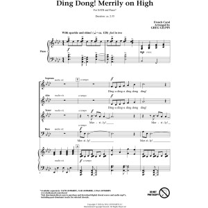 Ding Dong! Merrily On High (arr. Greg Gilpin)