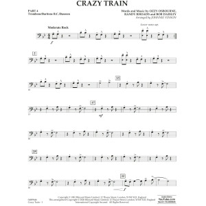 Crazy Train (arr. Johnnie Vinson) - Pt.4 - Trombone/Bar. B.C./Bsn.