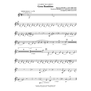 Gesú Bambino (arr. John Leavitt) - Bb/A Clarinet 2