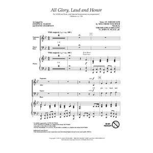 All Glory, Laud and Honor (arr. Joseph M. Martin and David Angerman)