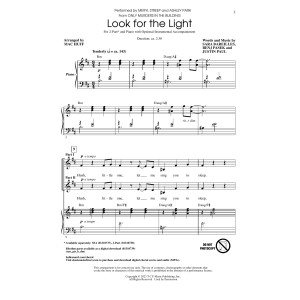 Look For The Light (from Only Murders In The Building) (arr. Mac Huff)