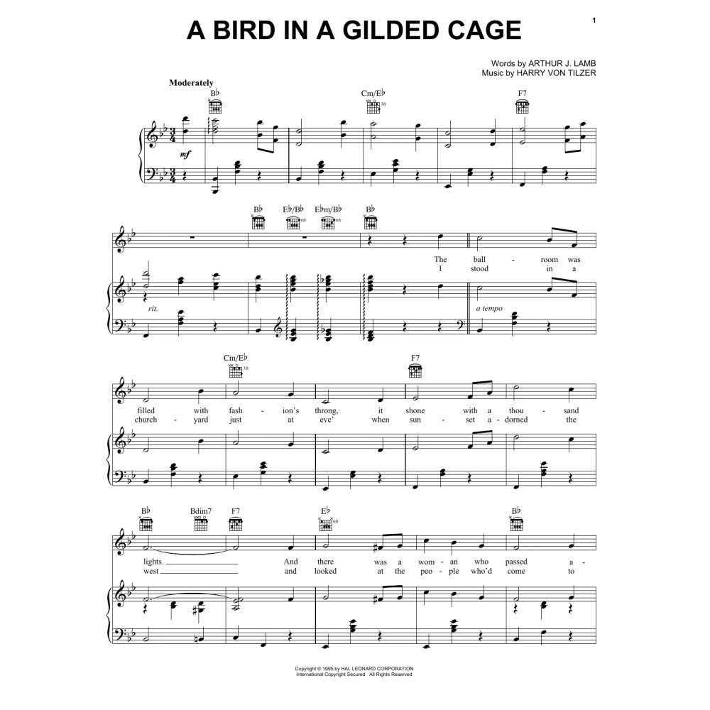 A Bird In A Gilded Cage
