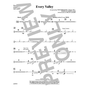 Every Valley (from The Winter Rose) (arr. Brant Adams) - Percussion 2