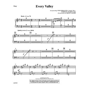 Every Valley (from The Winter Rose) (arr. Brant Adams) - Harp