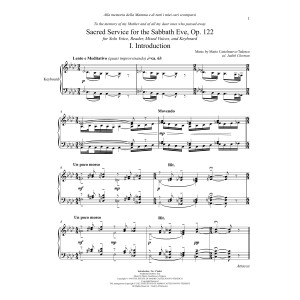 Sacred Service for the Sabbath Eve, Op. 122