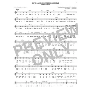 Supercalifragilisticexpialidocious (from Mary Poppins)