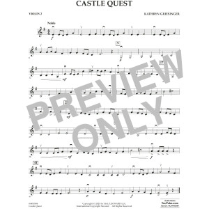 Castle Quest - Violin 2