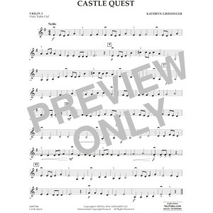 Castle Quest - Violin 3 (Viola Treble Clef)