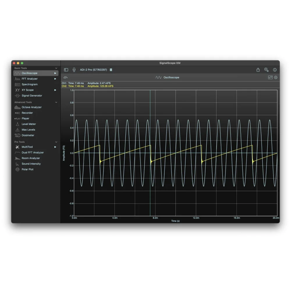 Faber Acoustical Licence Basic Tool Set pour SignalScope XM v12