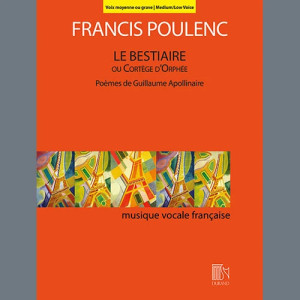 Le Bestiaire ou le Cortège d'Orphée (Low Voice)