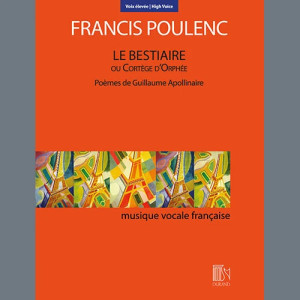 Le Bestiaire ou le Cortège d'Orphée (High Voice)