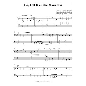 Go, Tell It On The Mountain (arr. Phillip Keveren)