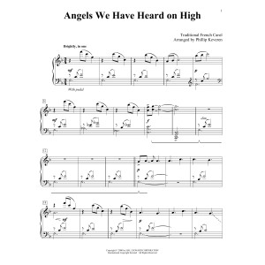 Angels We Have Heard On High (arr. Phillip Keveren)