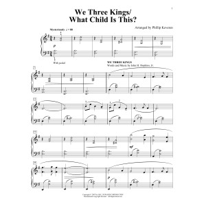 We Three Kings/What Child Is This (arr. Phillip Keveren)