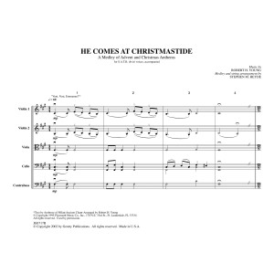 He Comes At Christmastide (arr. Stephen M. Heyde) - Full Score