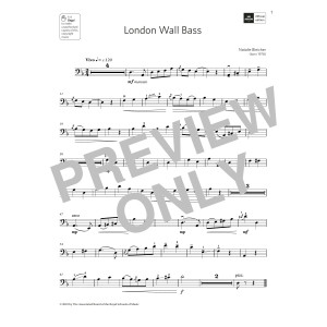London Wall Bass (Grade 4, C12, from the ABRSM Double Bass Syllabus from 2024)