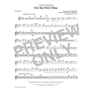 For The First Time (from The Little Mermaid) (2023) (arr. Mac Huff) - Tenor Saxophone