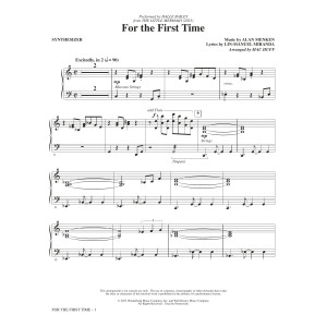 For The First Time (from The Little Mermaid) (2023) (arr. Mac Huff) - Synthesizer