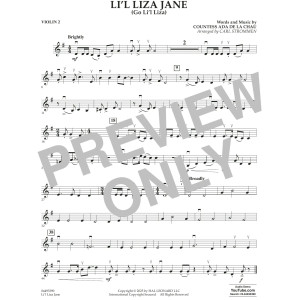 Li'l Liza Jane - Violin 2