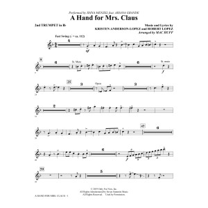 A Hand For Mrs. Claus (arr. Mac Huff) - Trumpet 2