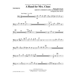 A Hand For Mrs. Claus (arr. Mac Huff) - Trombone