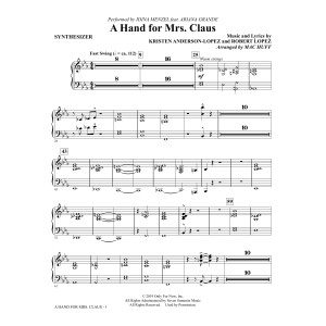 A Hand For Mrs. Claus (arr. Mac Huff) - Synthesizer