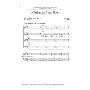 A Christmas Carol Poem