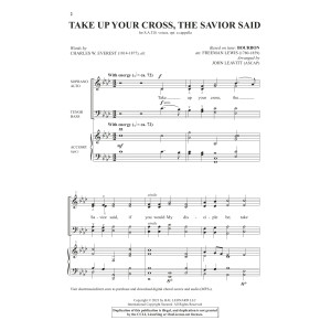 Take Up Your Cross, The Savior Said (arr. John Leavitt)