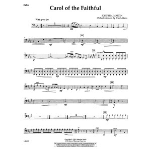 Carol Of The Faithful (from "Canticle Of Joy") - Cello