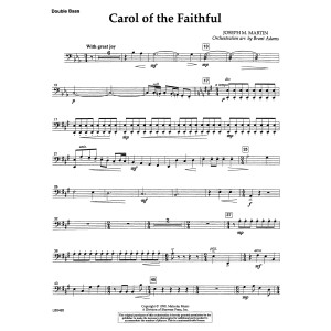Carol Of The Faithful (from "Canticle Of Joy") - Double Bass