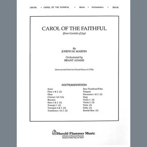 Carol Of The Faithful (from "Canticle Of Joy") - Double Bass