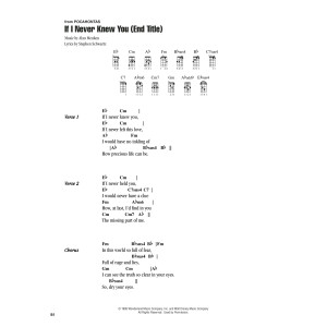 If I Never Knew You (End Title) (from Pocahontas)