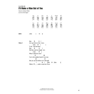 I'll Make A Man Out Of You (from Mulan)