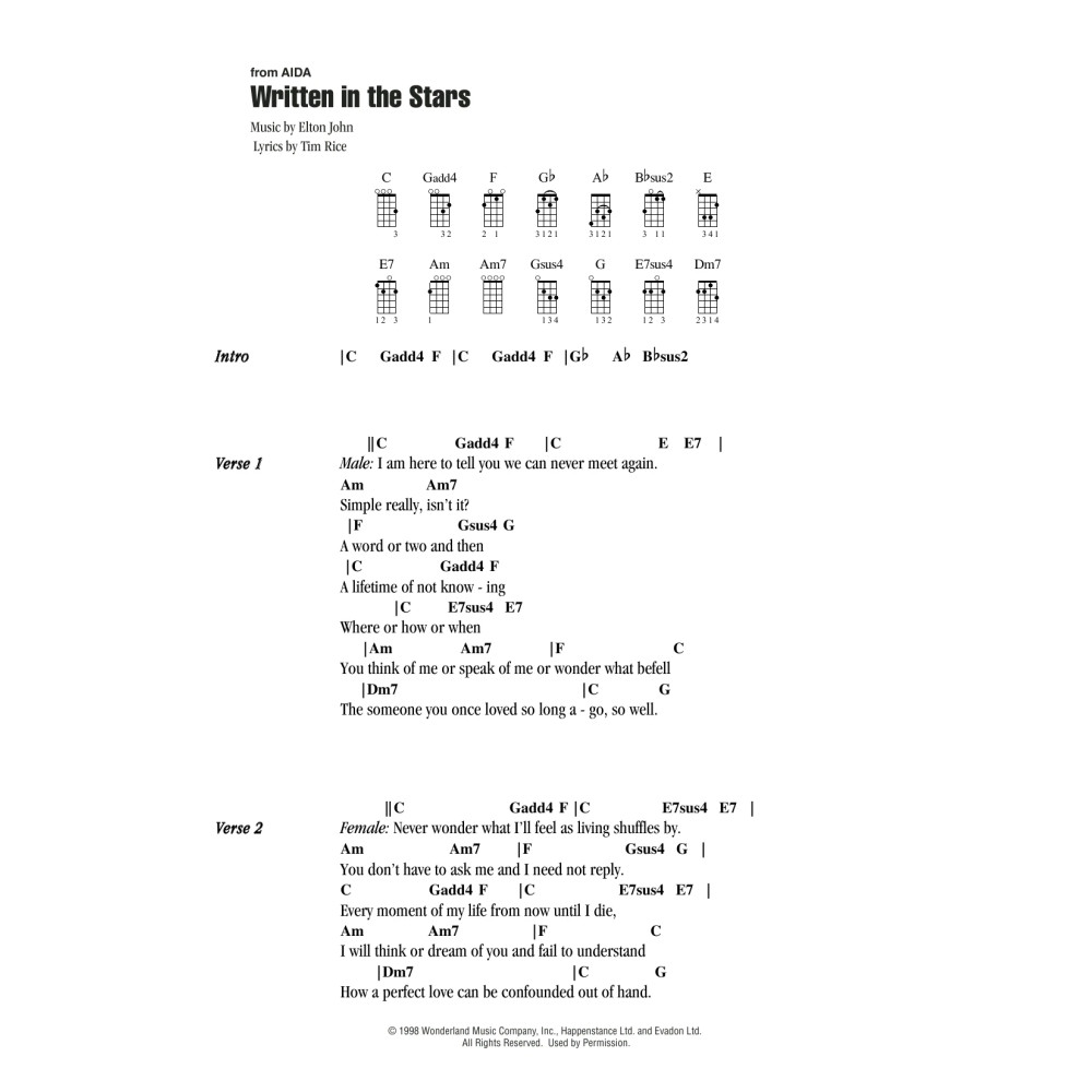 Written In The Stars (from Aida)