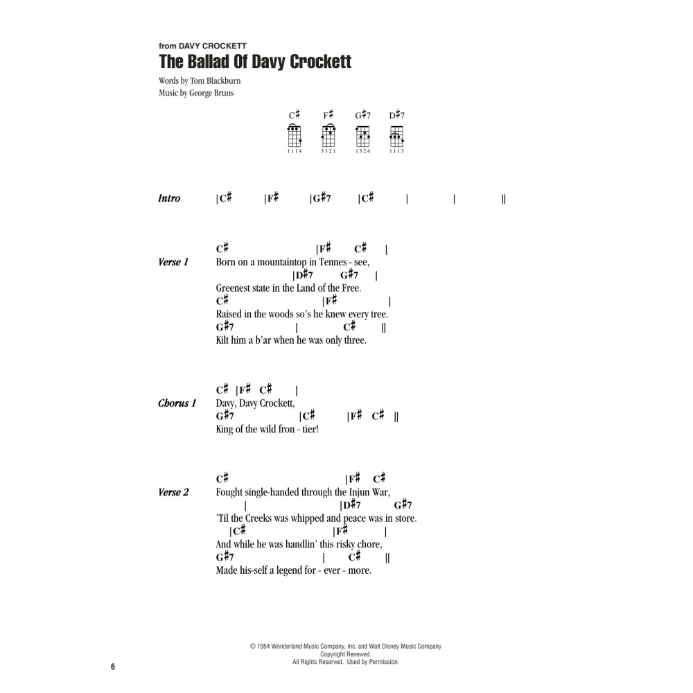 The Ballad Of Davy Crockett (from Davy Crockett)
