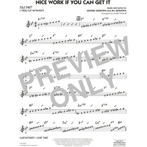 Nice Work If You Can Get It (arr. Mark Taylor) - C Solo Sheet