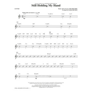 Still Holding My Hand (from Matilda The Musical) (arr. Mark Brymer) - Guitar