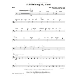 Still Holding My Hand (from Matilda The Musical) (arr. Mark Brymer) - Bass