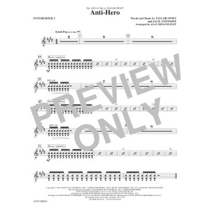 Anti-Hero (arr. Alan Billingsley) - Synthesizer II