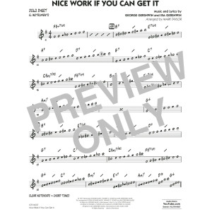 Nice Work If You Can Get It (arr. Mark Taylor) - Eb Solo Sheet