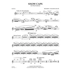 Snow Caps - Flute 1