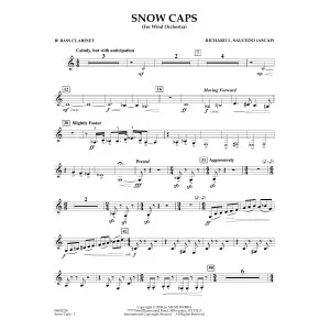 Snow Caps - Bb Bass Clarinet