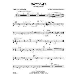 Snow Caps - Eb Baritone Saxophone